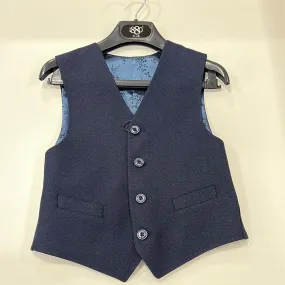 1880 Club Boys Navy Waistcoat