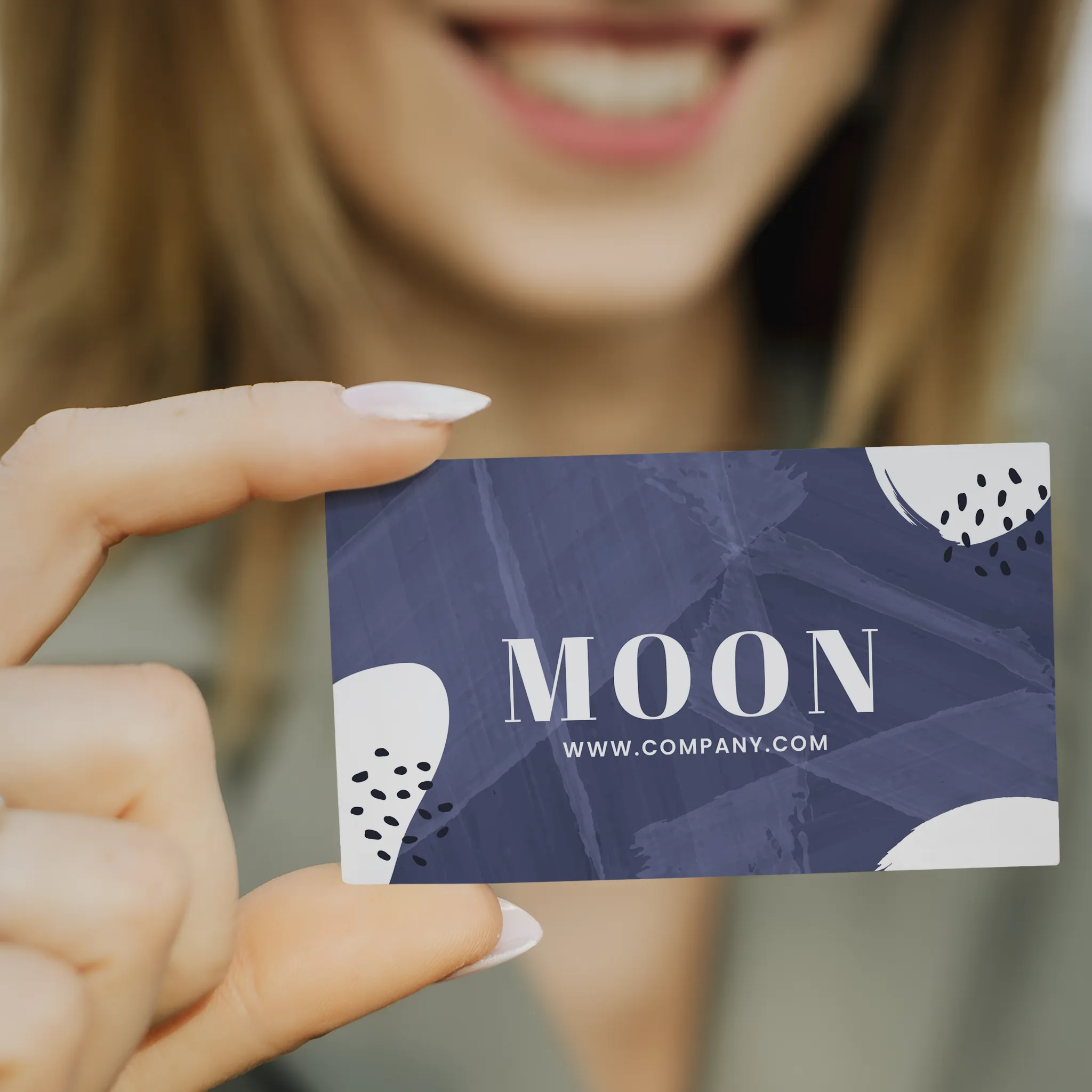 450gsm Silk Coated Business Cards