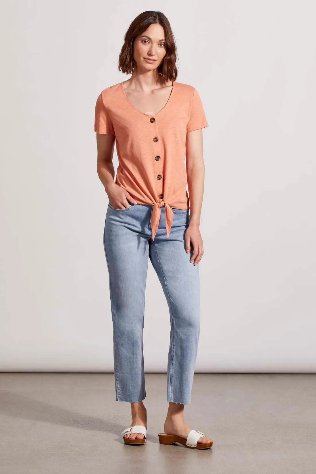 Adriana Top with Button Front - FINAL SALE