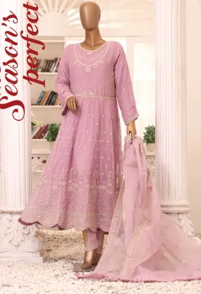 Bin Saeed Stitched 2 Piece Formal Embroidered Chiffon Collection'2022-SPFC-003-Palam