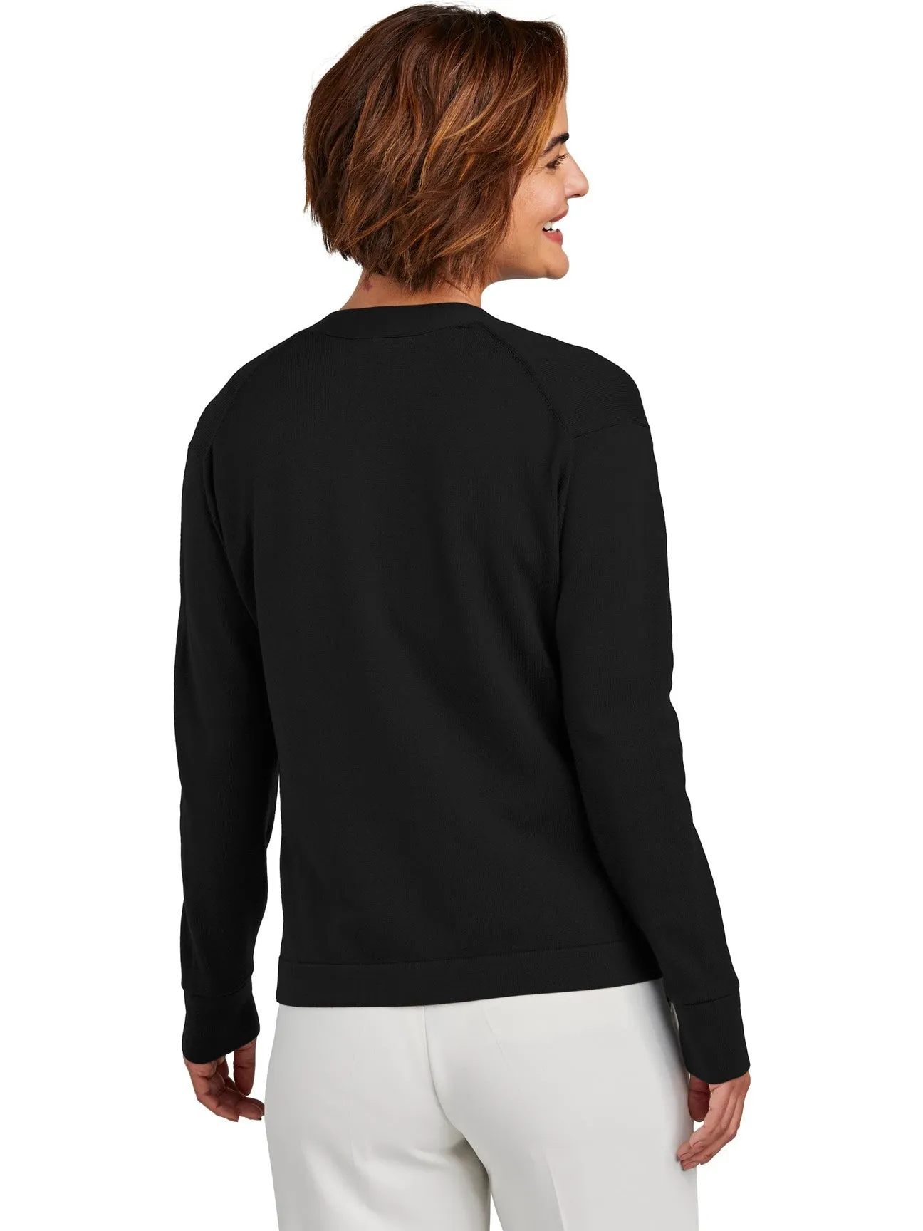 Brooks Brothers Ladies Cotton Stretch Cardigan Sweater