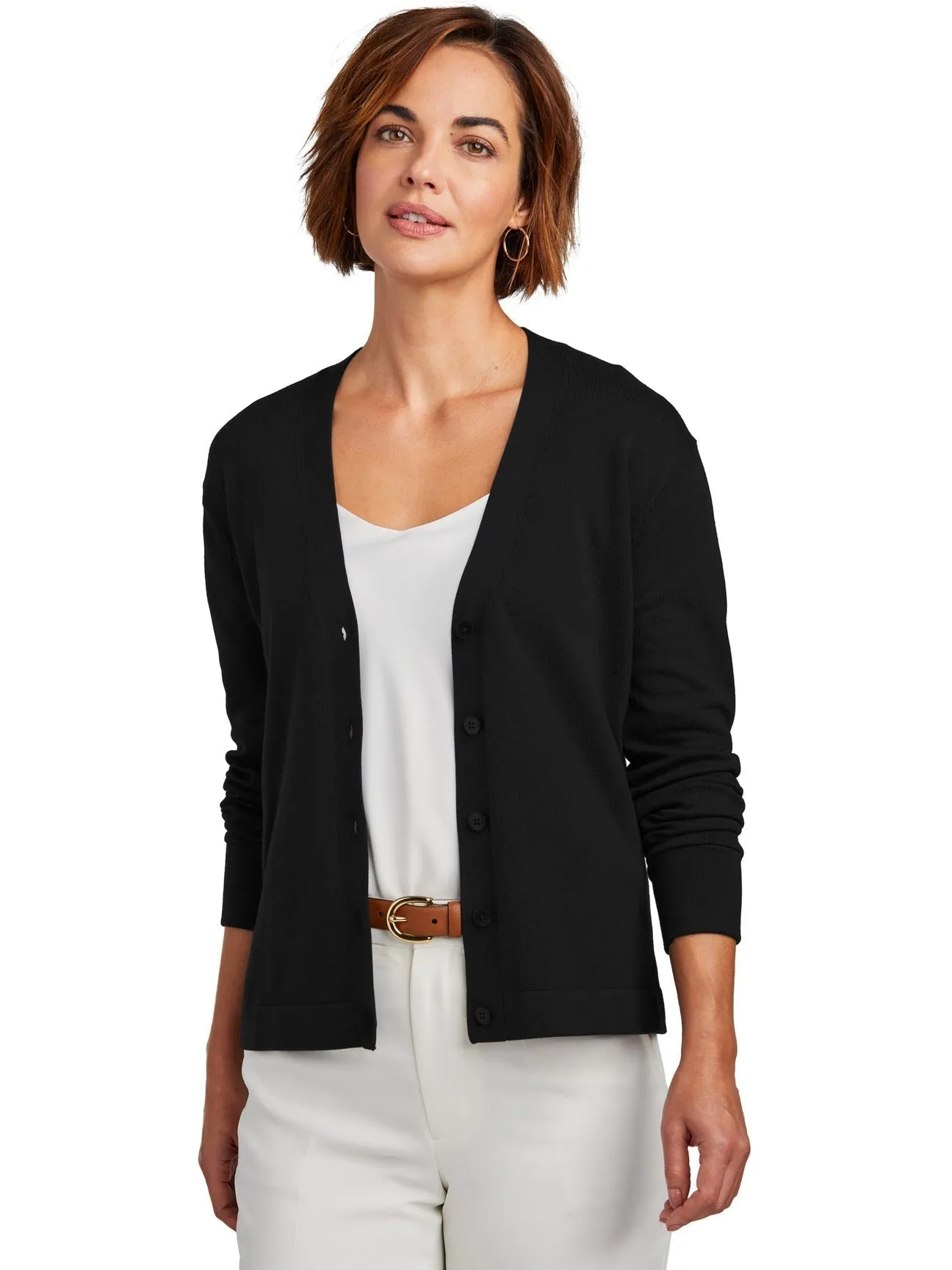 Brooks Brothers Ladies Cotton Stretch Cardigan Sweater