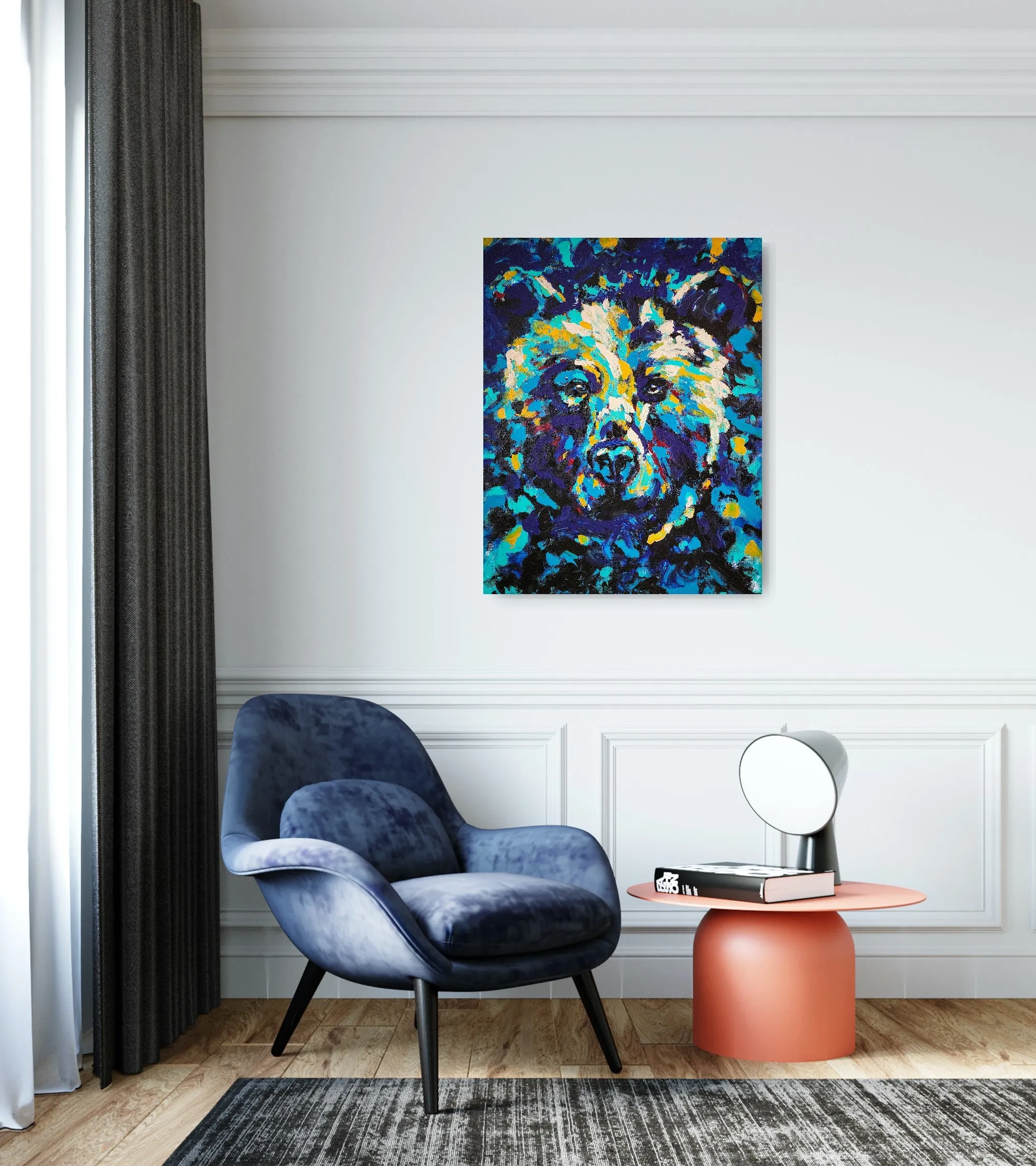 Business Bear Painting