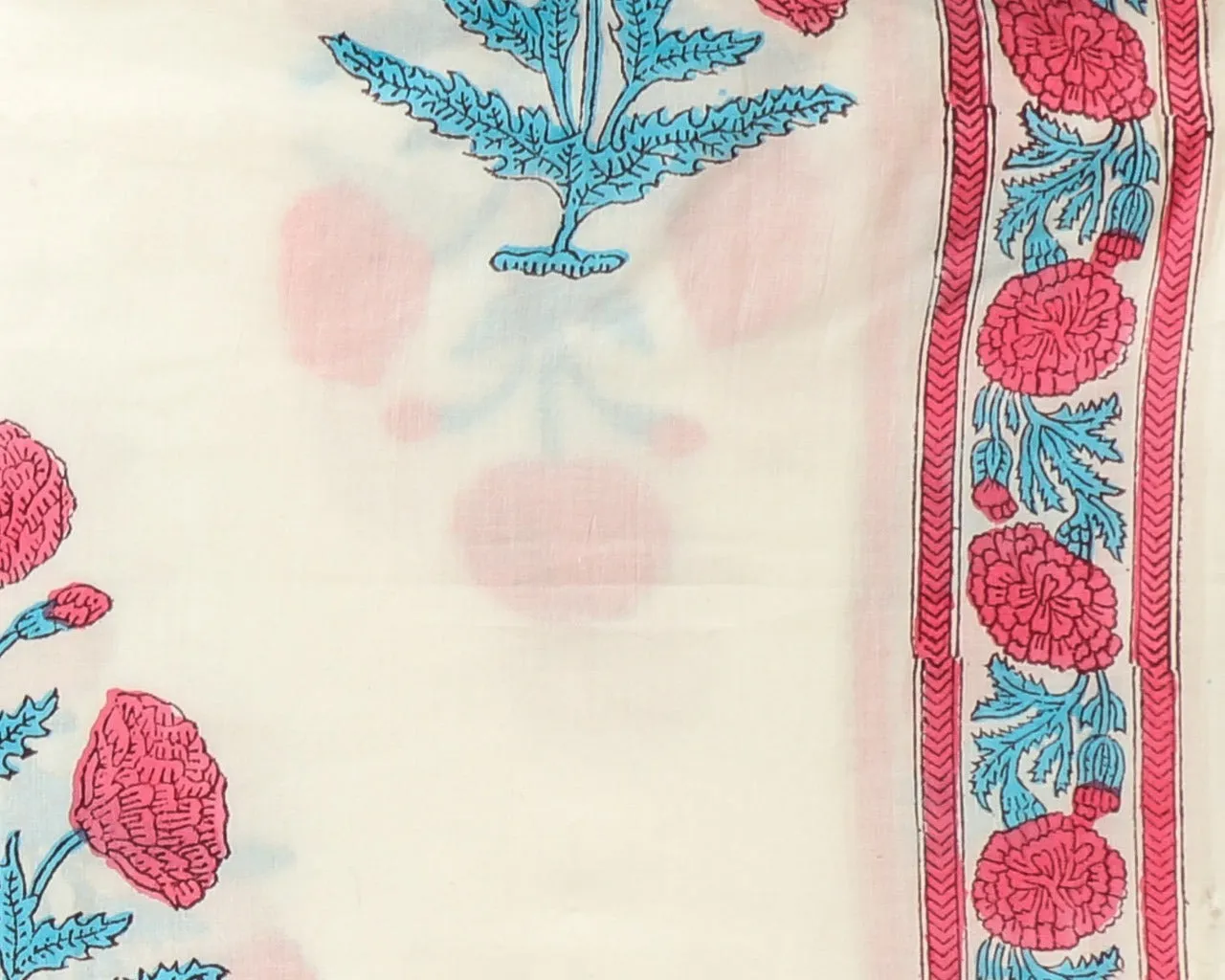 Buta Print Cotton Suit Set with Kota Doria Dupatta (3CKD545)