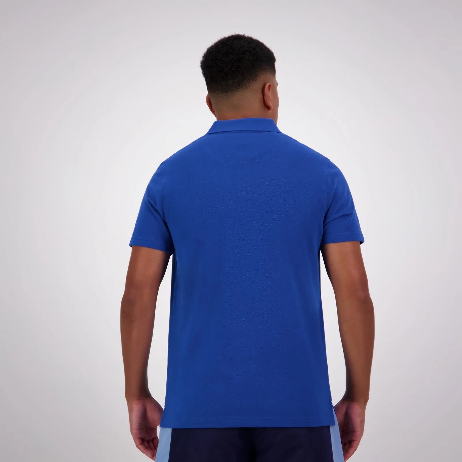 Chest Stripe Polo - princess blue