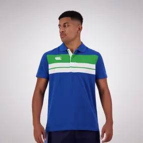 Chest Stripe Polo - princess blue
