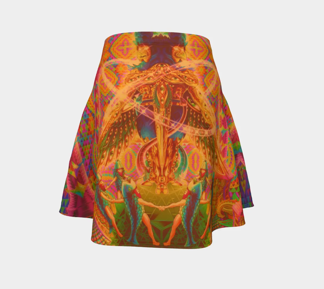 DEATH BY ASTONISHMENT | FLARE SKIRT | SALVIADROID