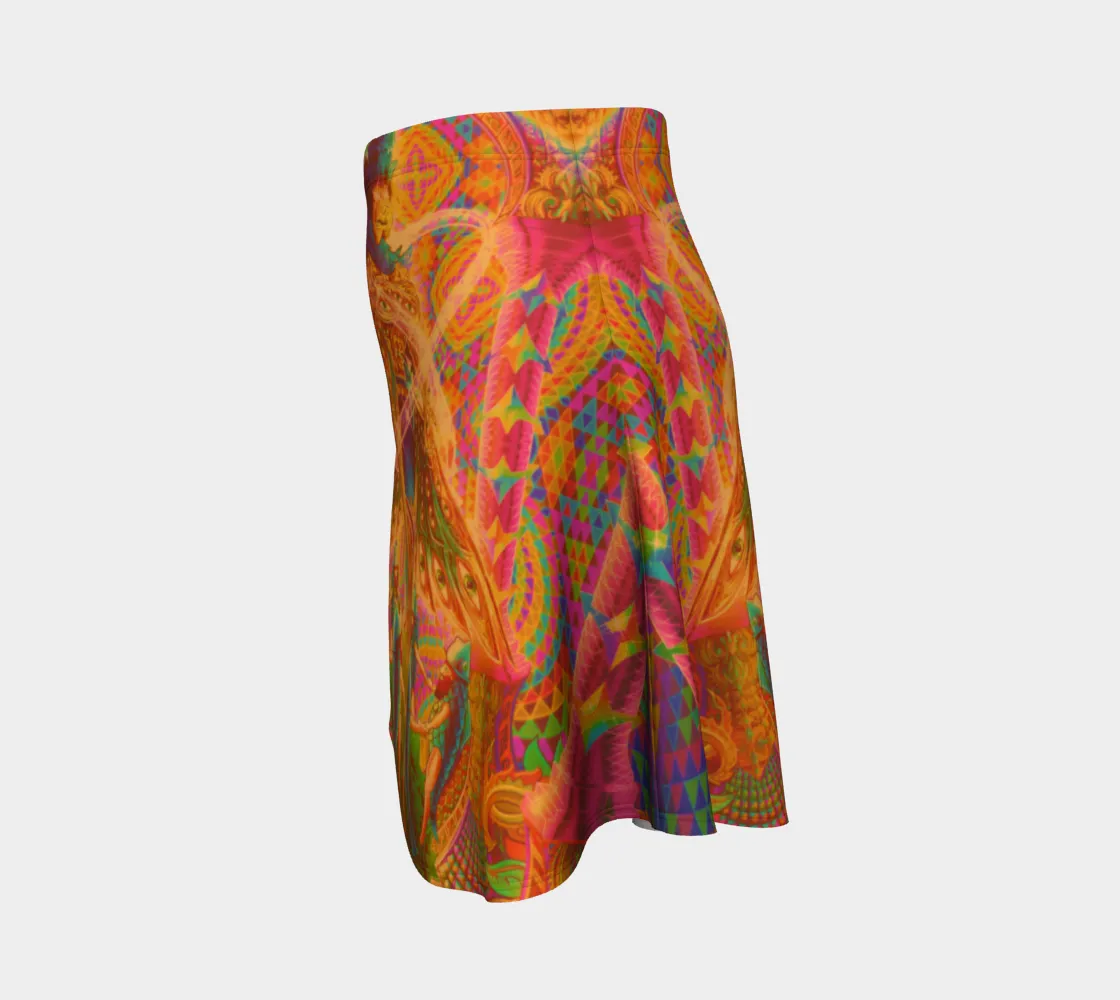DEATH BY ASTONISHMENT | FLARE SKIRT | SALVIADROID