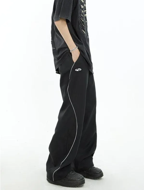 Drawstring Side Seam Sports Pants