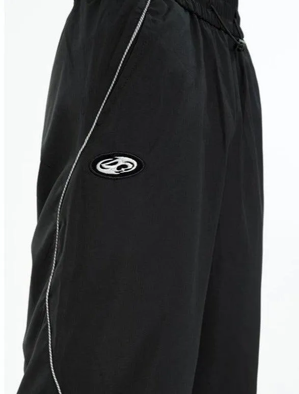 Drawstring Side Seam Sports Pants