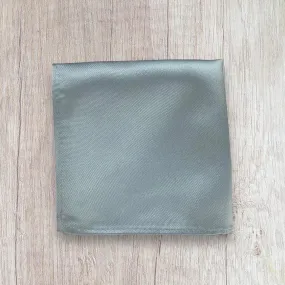 Dusty Blue Satin Pocket Square