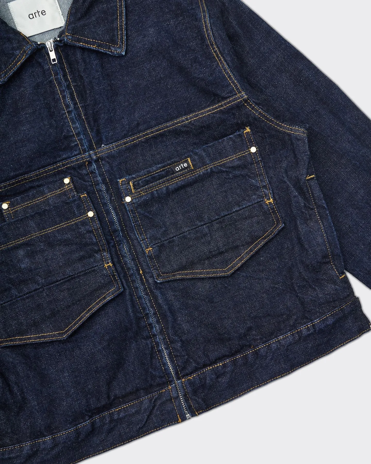 Giacca Raw Denim Blu