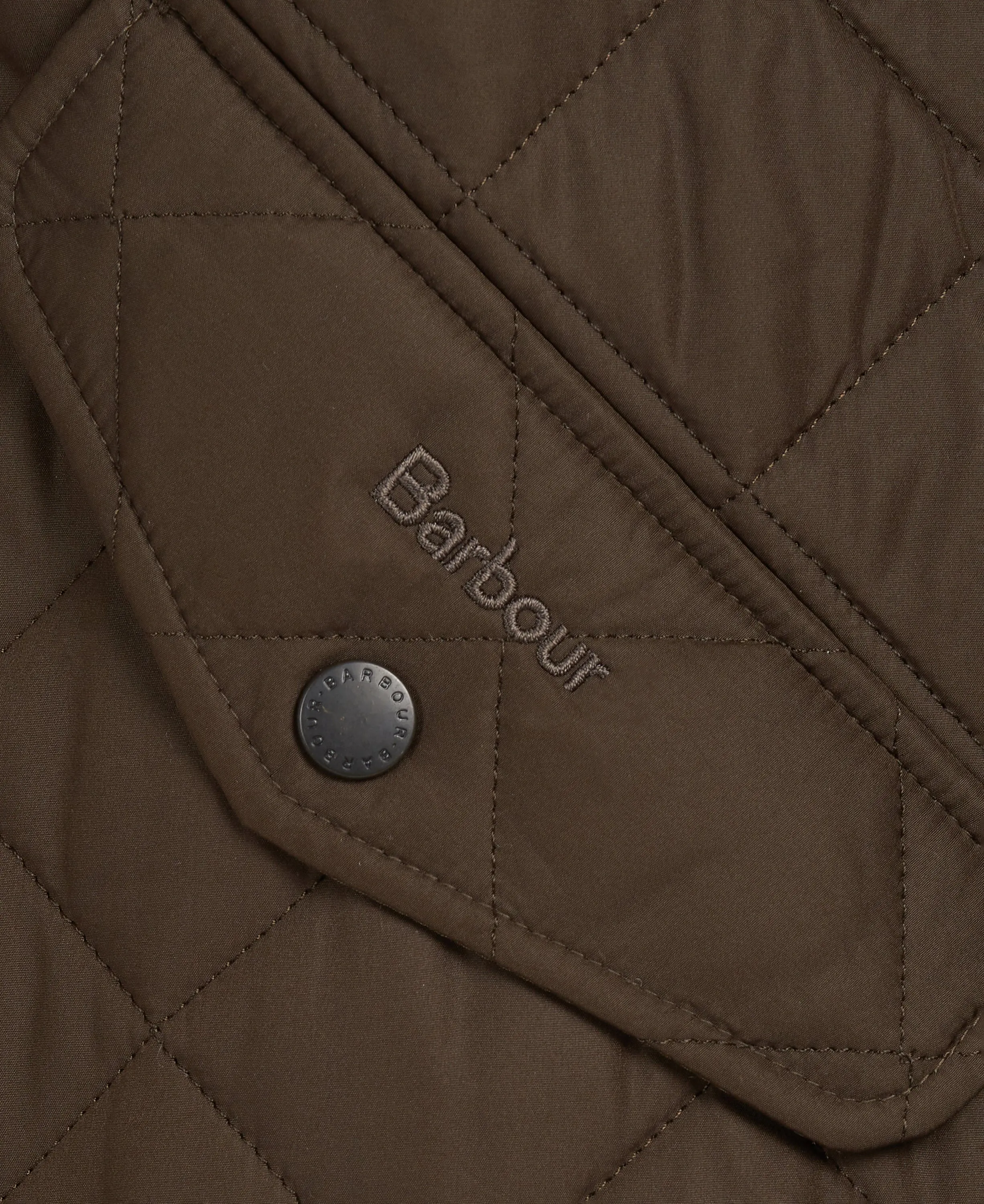 ID80161-Barbour Olive Chelsea Sportsquilt