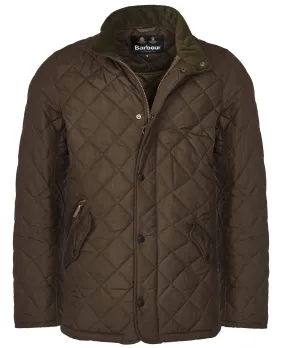 ID80161-Barbour Olive Chelsea Sportsquilt