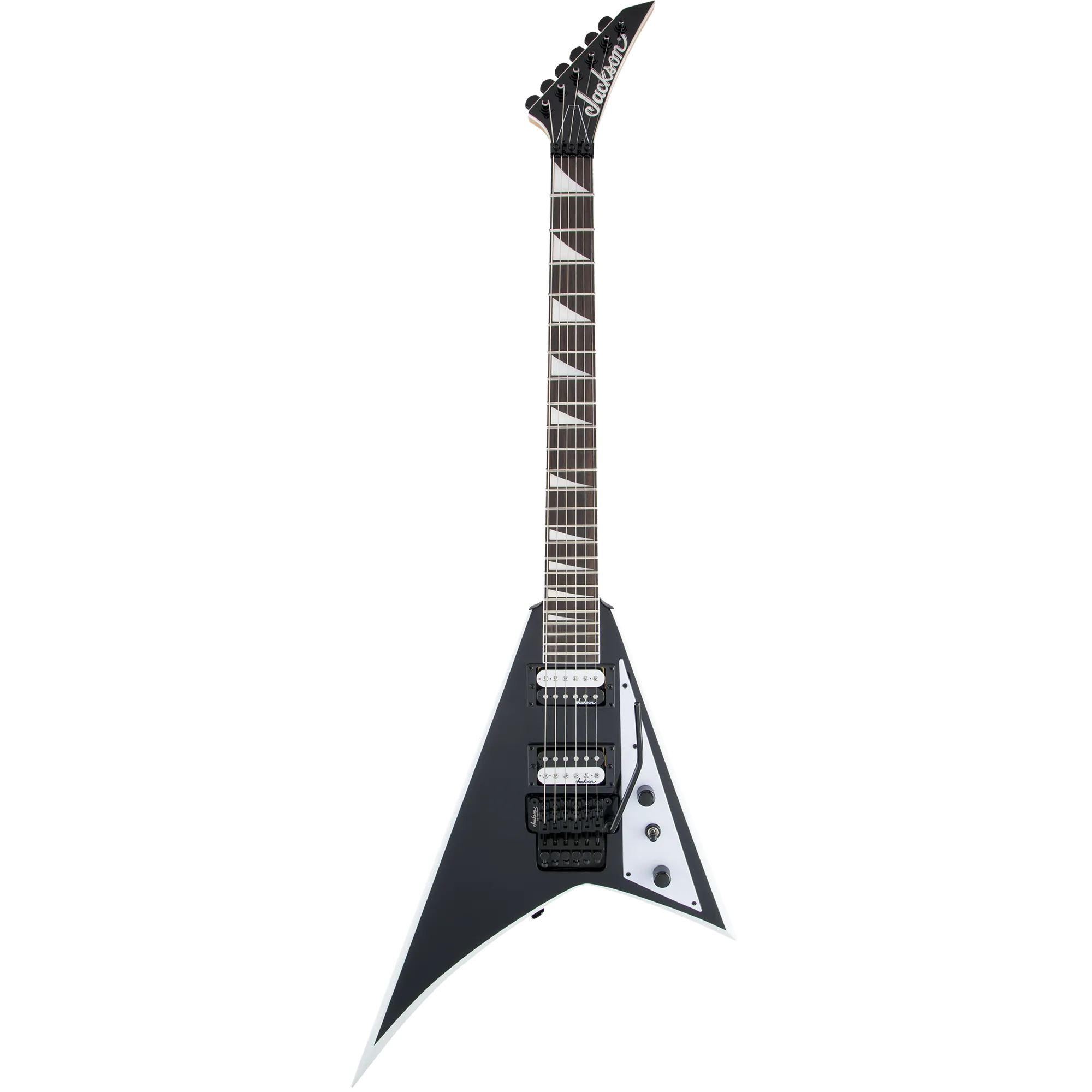 Jackson JS Series Rhoads JS32 Electric Guitar, Amaranth, Black With White Bevels