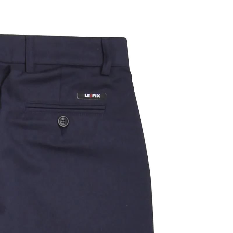 Le Fix Regular Cotton Bukser I Navy