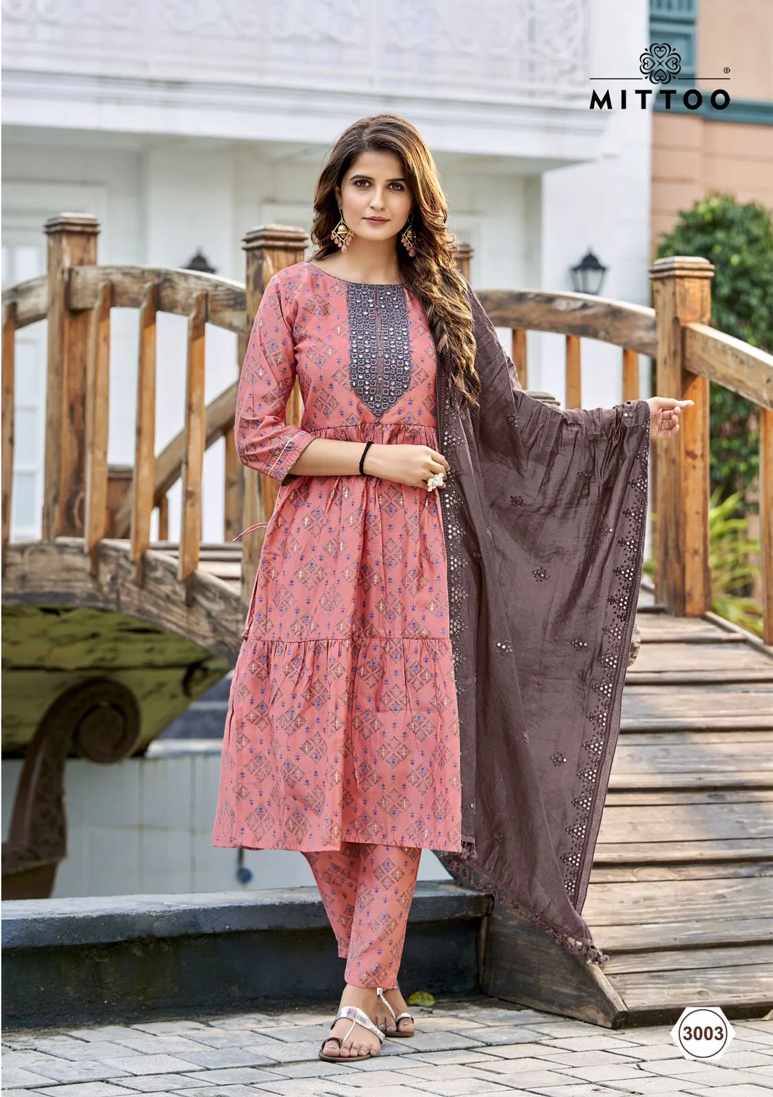 MITTOO PARAMPARA CHANDERI VISCOSE SUIT