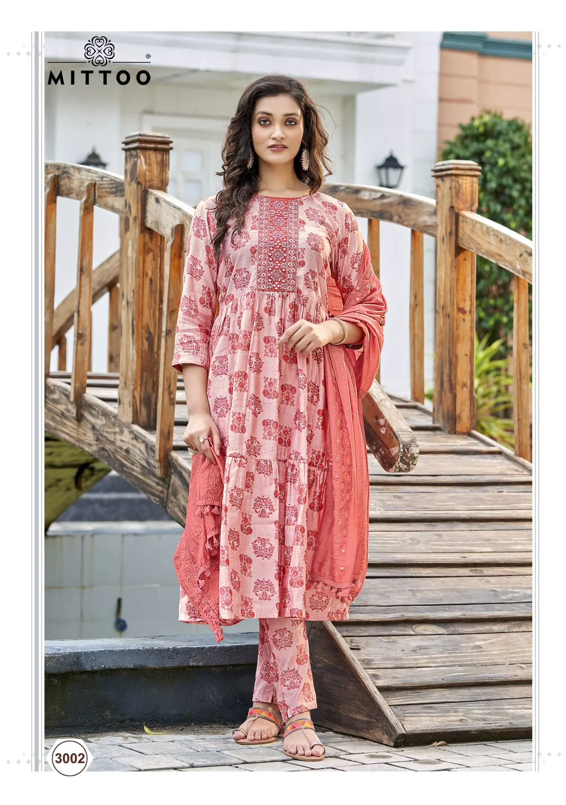 MITTOO PARAMPARA CHANDERI VISCOSE SUIT