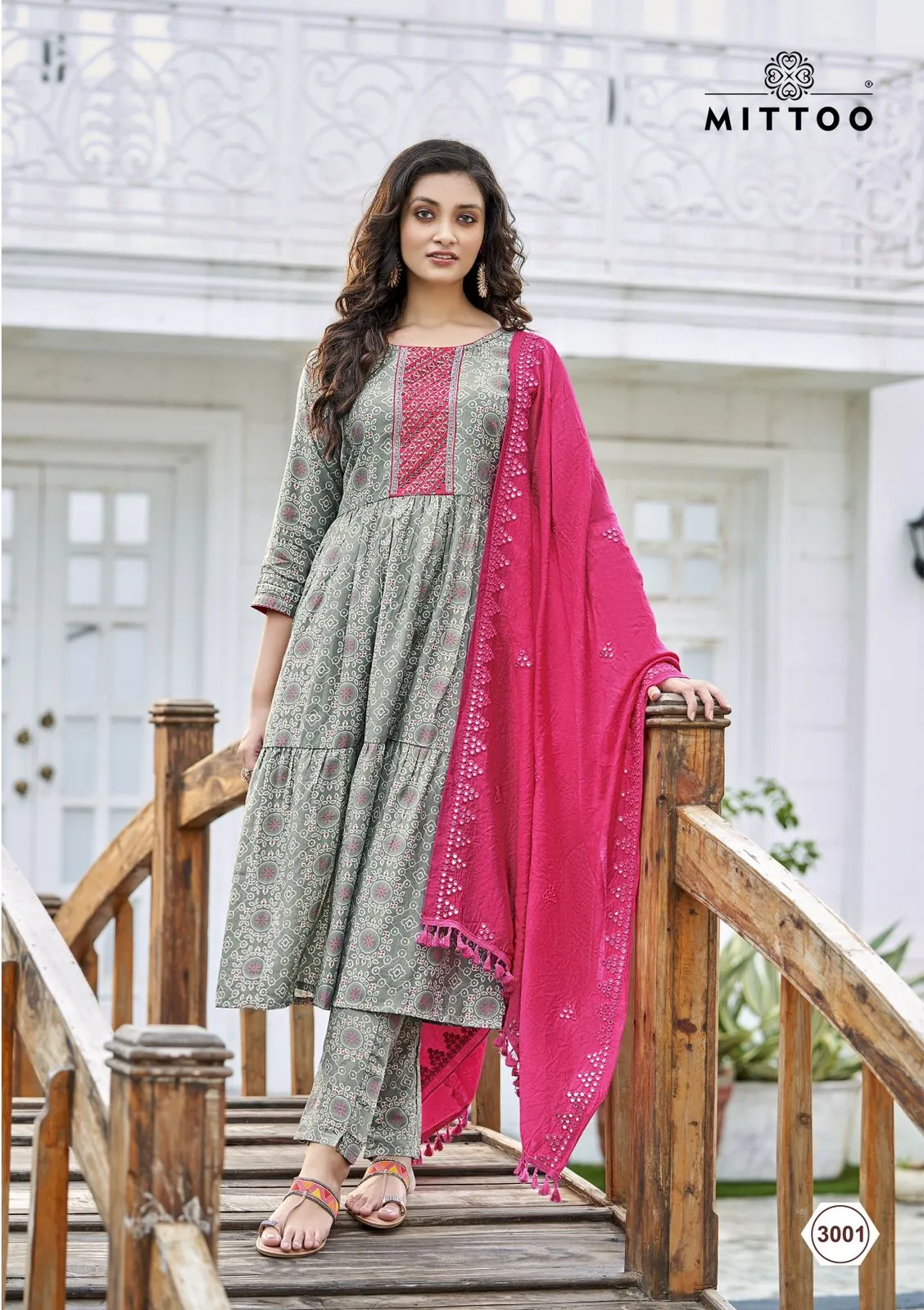 MITTOO PARAMPARA CHANDERI VISCOSE SUIT