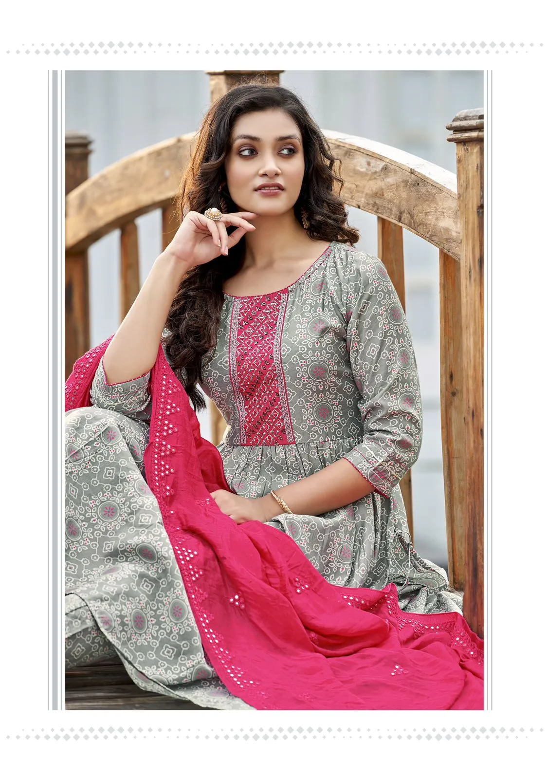 MITTOO PARAMPARA CHANDERI VISCOSE SUIT