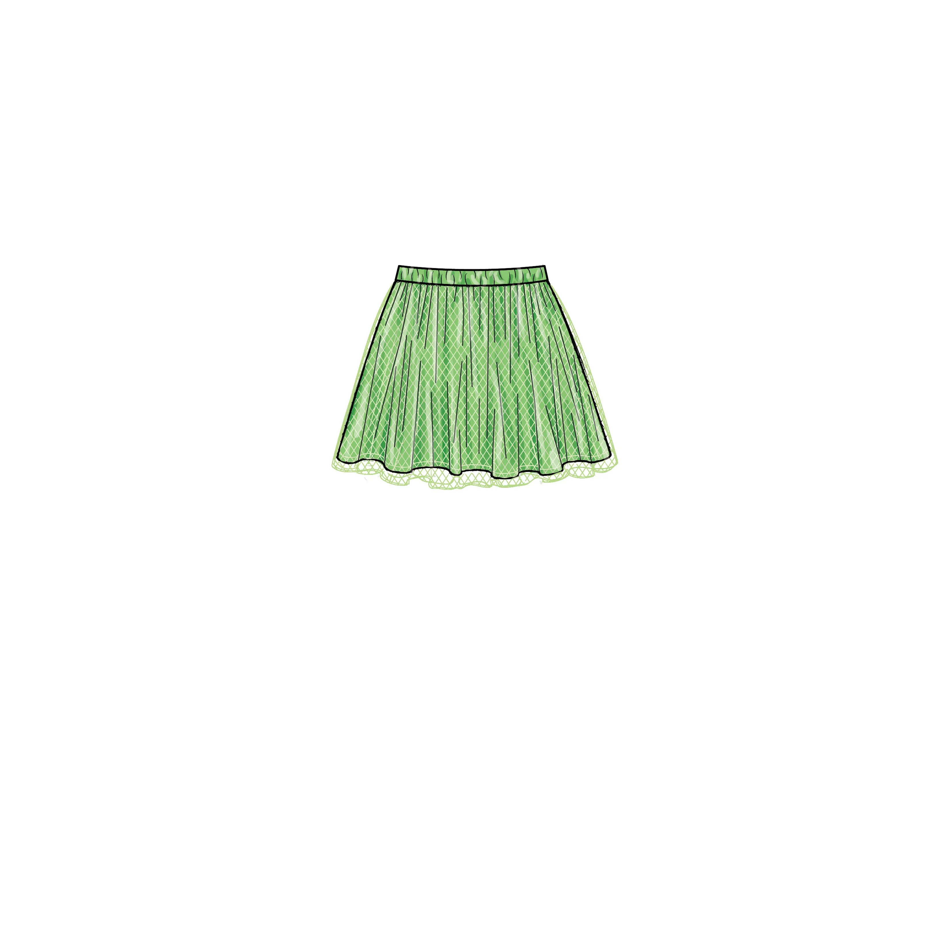 New Look Sewing Pattern N6747 - Children's Hoodie and Skirts