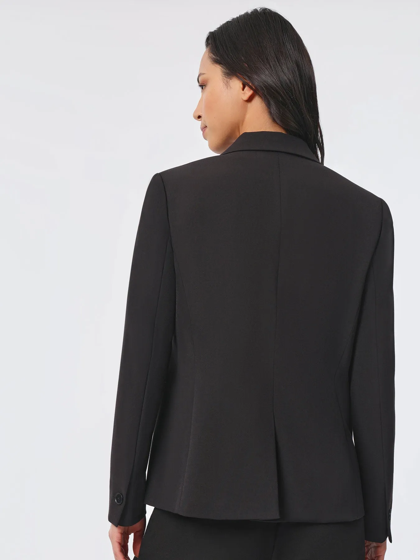 Notch Collar Bi-Stretch Blazer