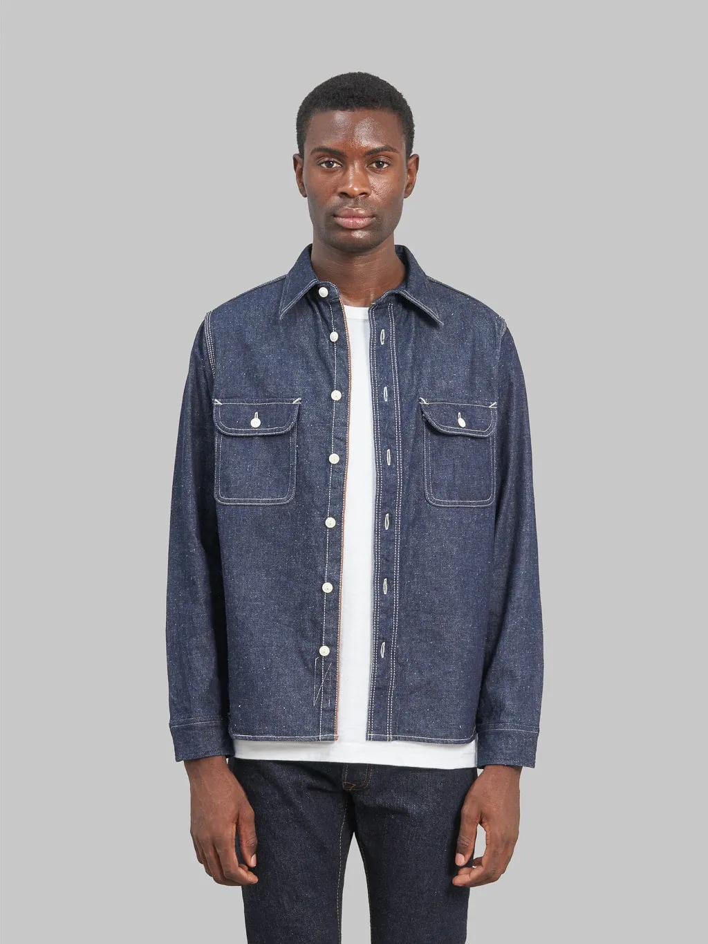 Samurai Jeans SJWS-SC01W 10oz Denim Work Shirt