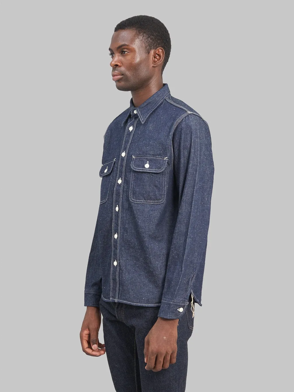 Samurai Jeans SJWS-SC01W 10oz Denim Work Shirt