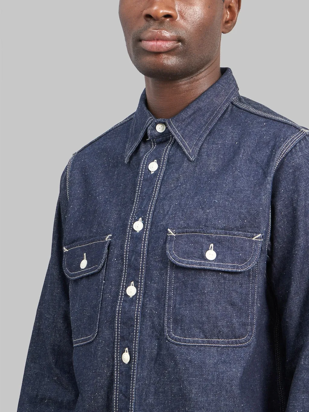 Samurai Jeans SJWS-SC01W 10oz Denim Work Shirt