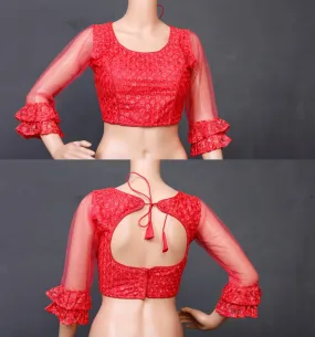 Soft Pure Nylon Readymade Blouse