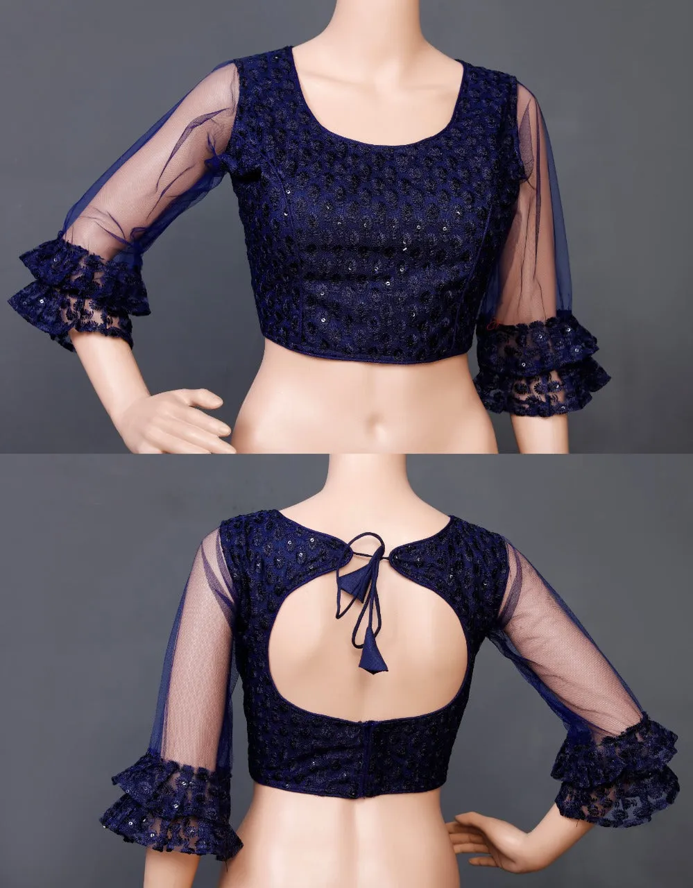 Soft Pure Nylon Readymade Blouse