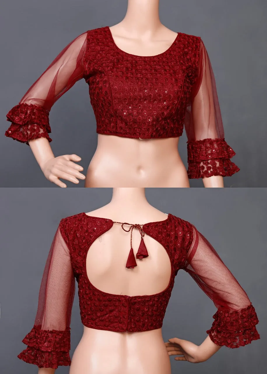 Soft Pure Nylon Readymade Blouse