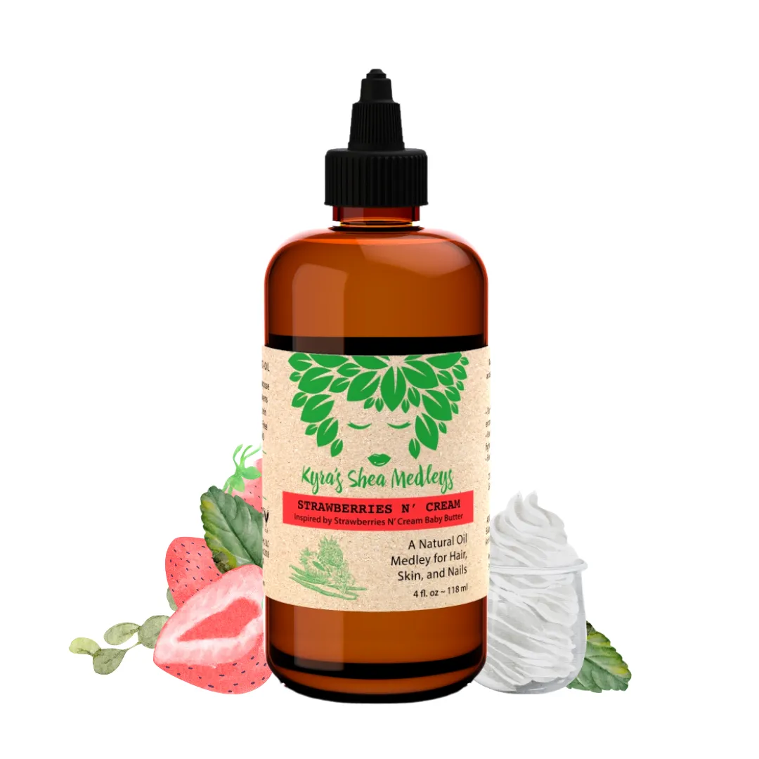 Strawberries N' Cream Baby Oil Medley