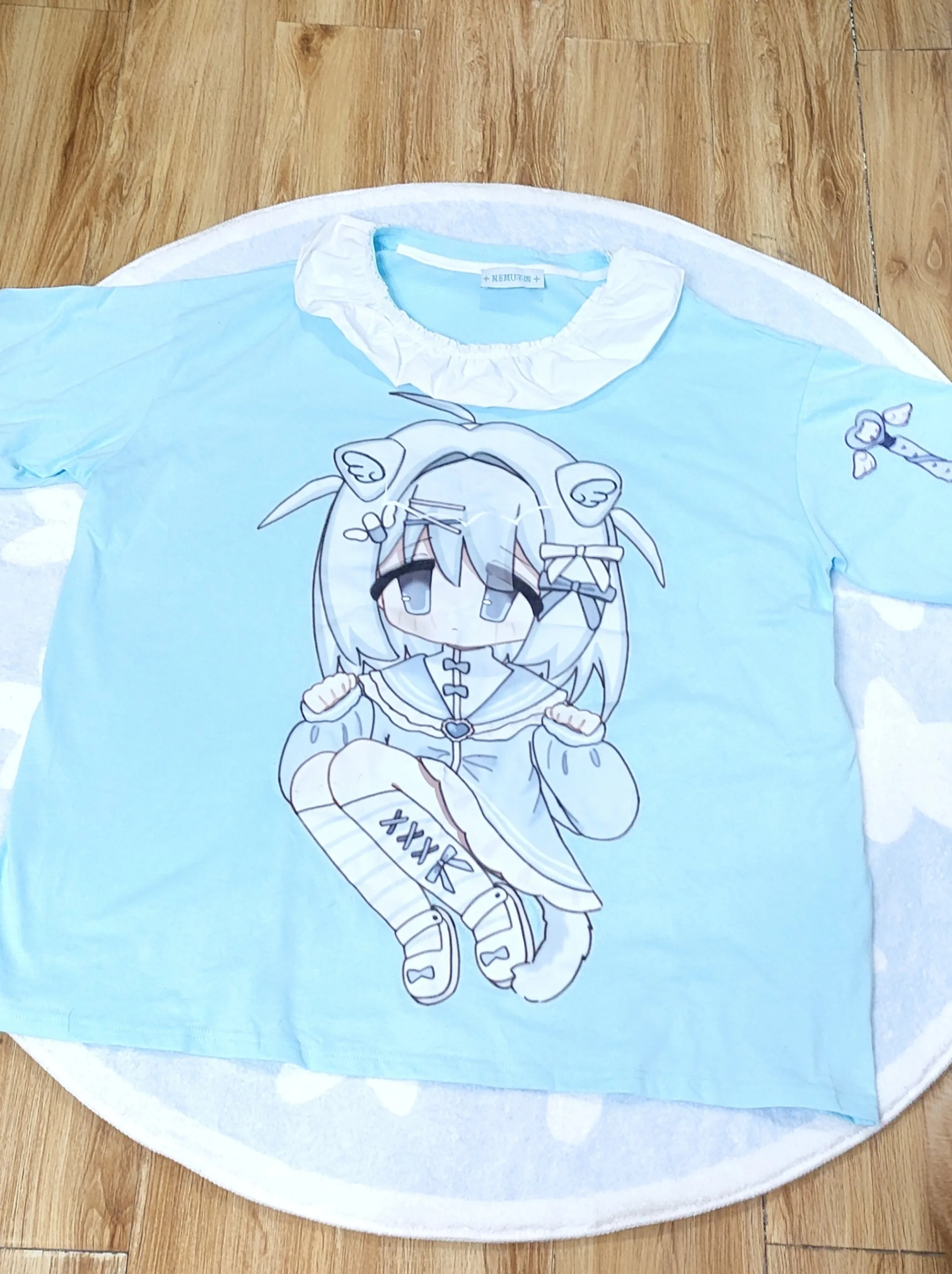 tops light blue Angel Illustration Neighborhood