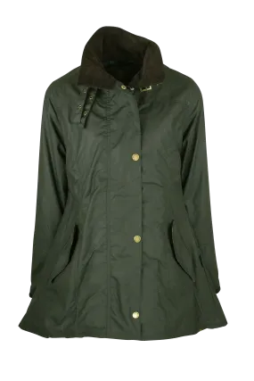 W02 - Women's Olivia Waxed Jacket - DARK OLIVE